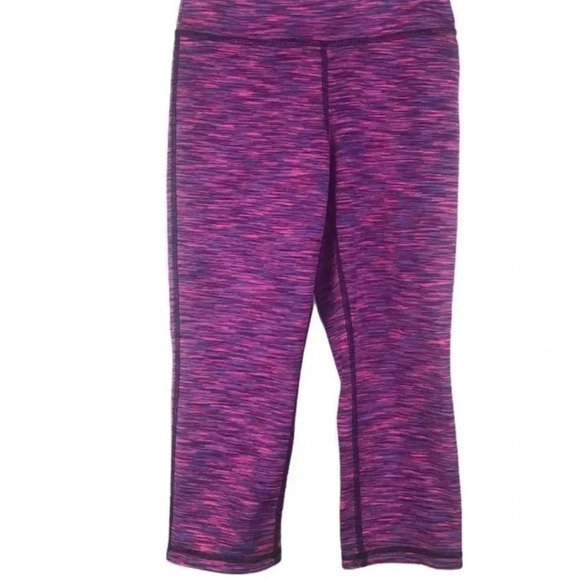 OLD NAVY EUC CAPRI LEGGINGS GIRLS FALL PINK PANTS SPORTS CASUAL BOTTOMS SIZE L - Picture 1 of 3